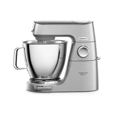 كينوود ماكينة مطبخ من تيتانيوم شيف بيكر اكس ال، خلاط قائم مع خطاف عجن، مضرب ووعاء سعة  6.7 لتر سعة 5 مضارب 1800  واط قدرة.