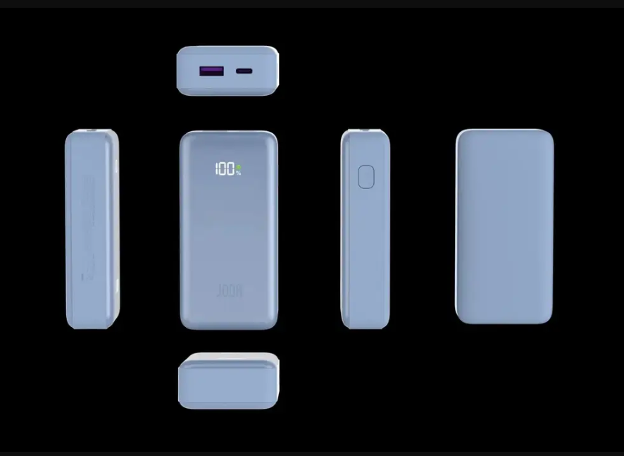 جودا بنك طاقة توربو 10، 10000 مللي أمبير/ساعة، PD، 30 واط، شاشة LED زرقاء، منفذان، 1USB-C، 1USB-A (PB013AUUN1)