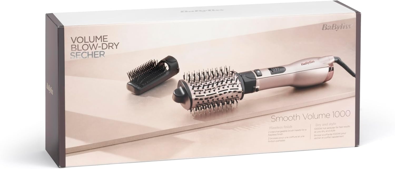 بيبيليس فرشاة تصفيف الهواء الساخن، بقوة 1000 واط