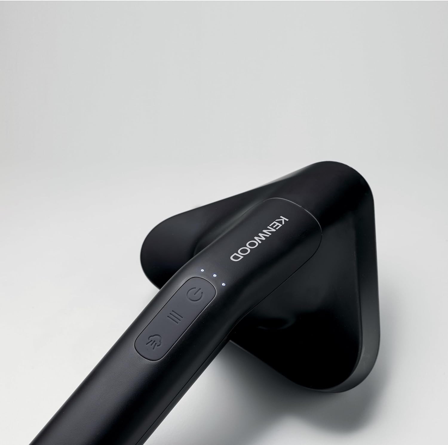 Kenwood Garment Steamer 2200W, 2L Tank with Ironing Board, Digital Control, Model GSP80.400, Matte Black with Gold Accents