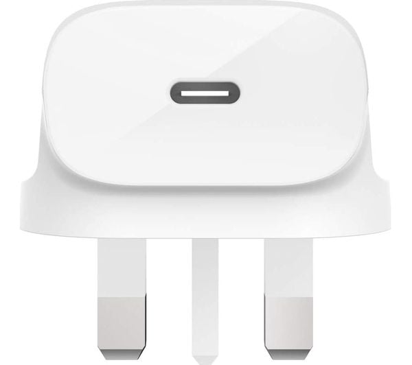 بيلكن شاحن جداري تايب سي 20واط-ابيض