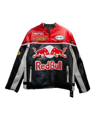 Red bull race jacket leather