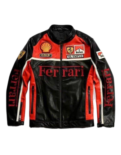 Ferrari race jacket leather