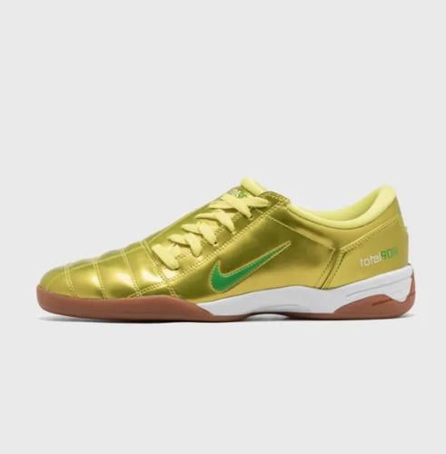 Nike Total 90 III Indoor Soccer Shoes (Gold/Green...