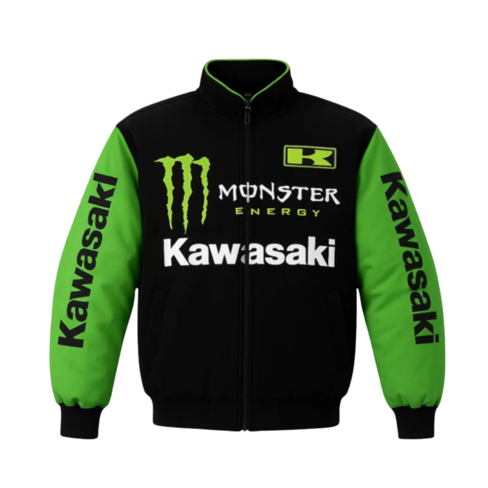 Monster Energy Kawasaki Racing Bomber Jacket