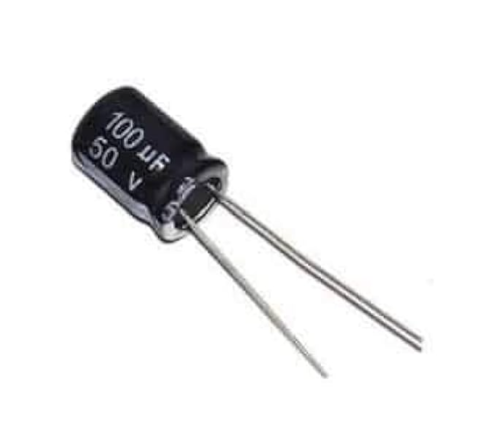 مكثف كهربائي 100 ميكروفاراد 50 فولت | 100uF 50V El...