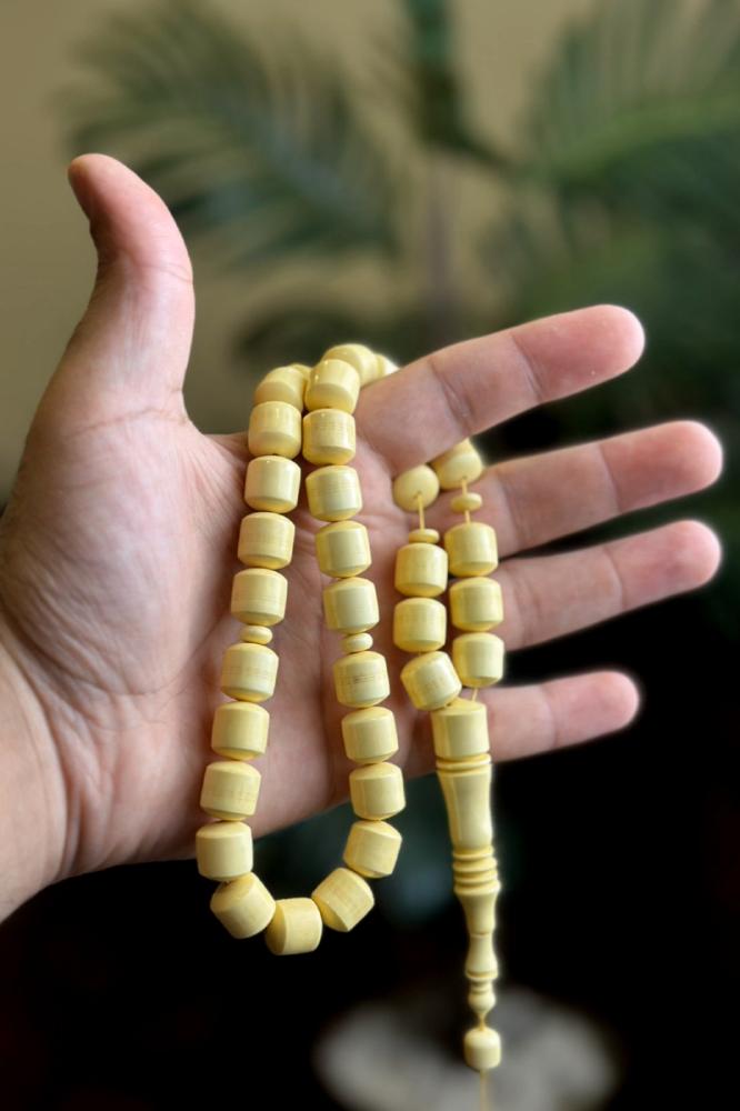 سبحة بلياردو صب قديم خراطة يدوية فاخرة