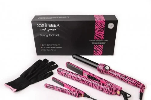 مجموعة الهدية مقاس 25 زيبرا وردي