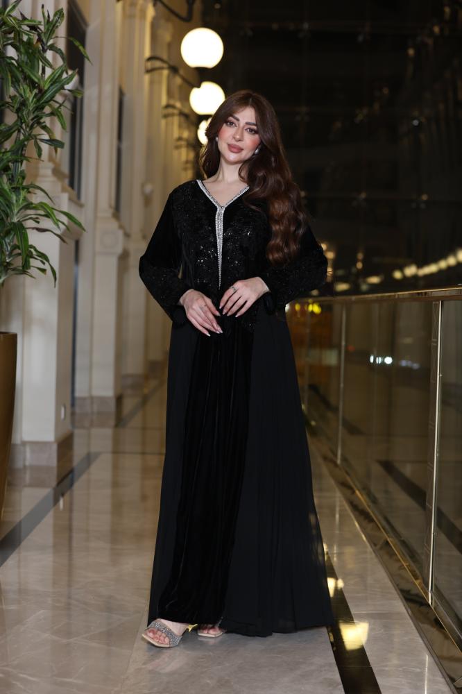 جلابية مخمل  شتوية جديدة