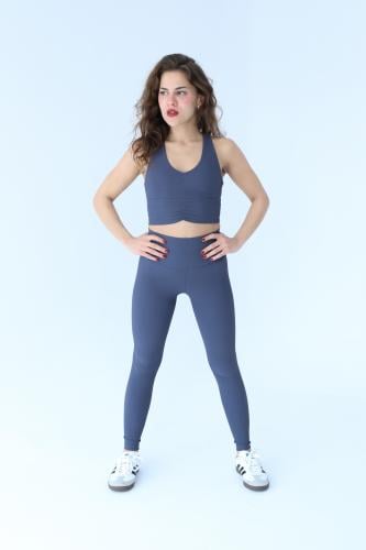 Empower Legging - Dusty Blue