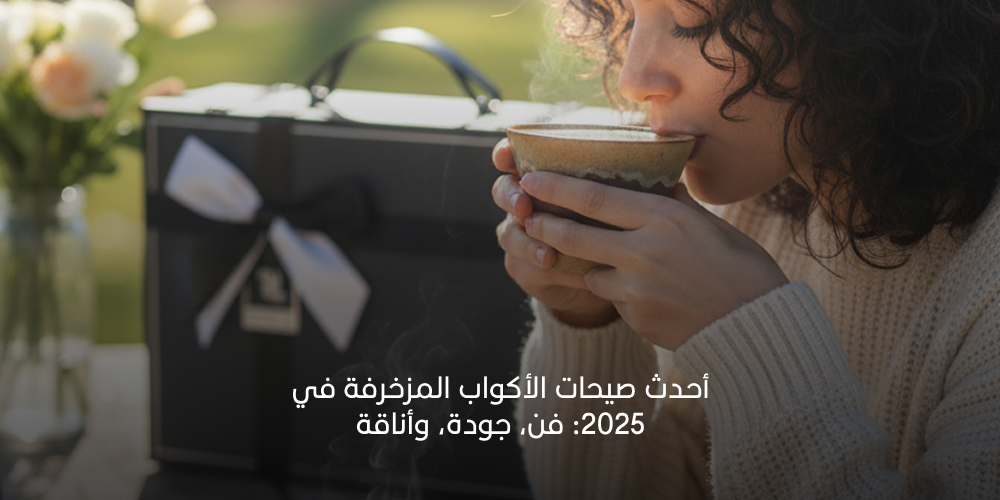أحدث صيحات الأكواب المزخرفة  2025 -  2026 : فن، جودة، وأناقة