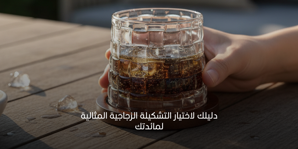 دليلك لاختيار التشكيلة الزجاجية المثالية لمائدتك 2026