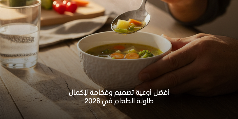 أفضل أوعية تصميم وفخامة لإكمال طاولة الطعام في 2026