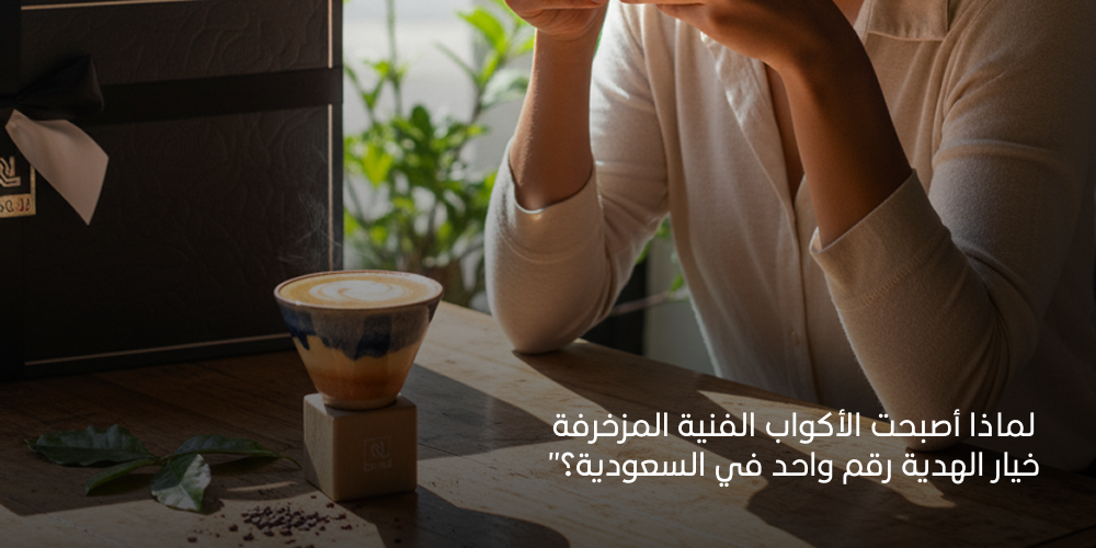 لماذا أصبحت الأكواب الفنية المزخرفة خيار الهدية رقم واحد في السعودية 2026 ؟