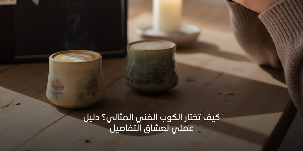 كيف تختار الكوب الفني المثالي ؟ دليل عملي لعشاق التفاصيل 2026