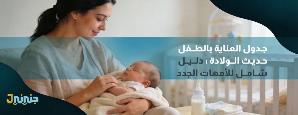 جدول العناية بالطفل حديث الولادة : دليل شامل للأمهات الجدد