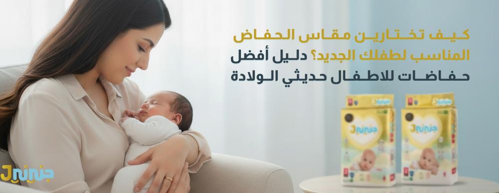 كيف تختارين مقاس الحفاض المناسب لطفلك الجديد؟ دليل أفضل حفاضات للاطفال حديثي الولادة