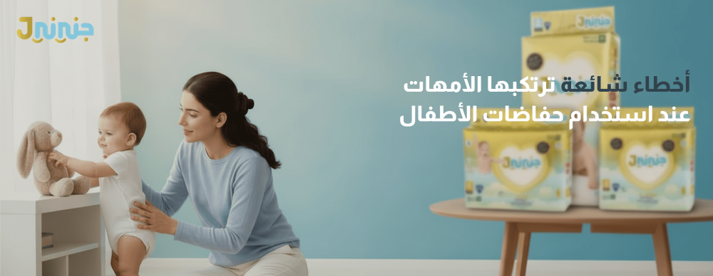 أخطاء شائعة ترتكبها الأمهات عند استخدام حفاضات الأطفال