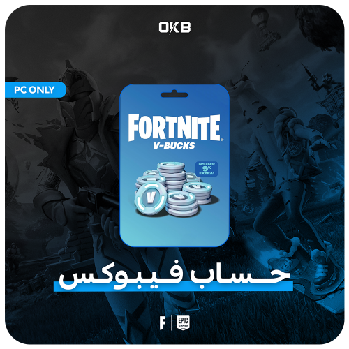 حساب فورتنايت مشحون 27K فيبوكس (PC)