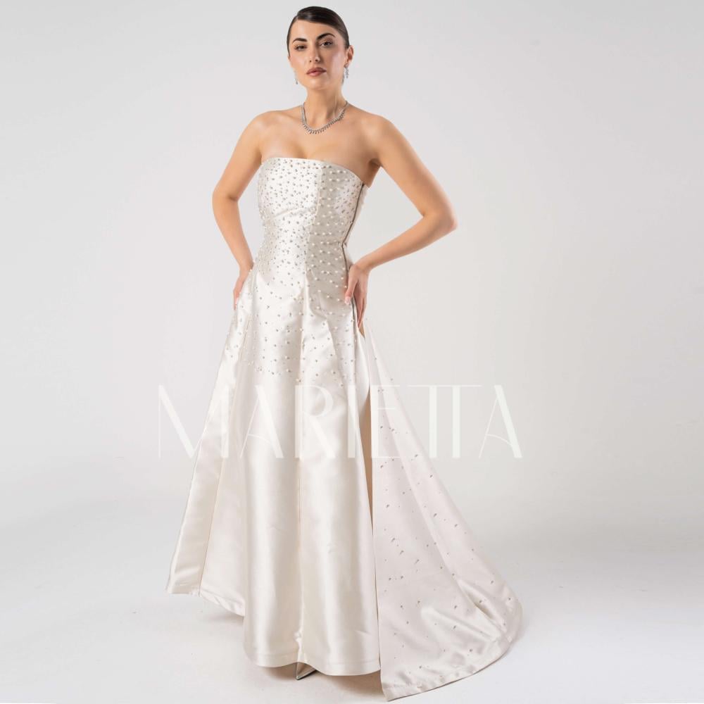 فستان لؤلؤي - ماريتا السعودية