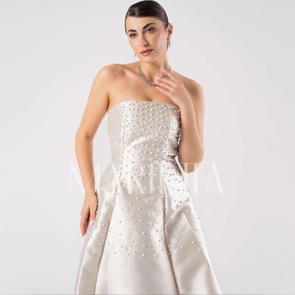 فستان لؤلؤي - ماريتا السعودية