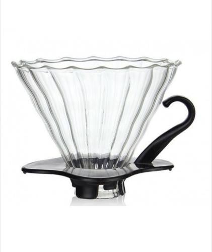 قمع ترشيح V60 زجاجي