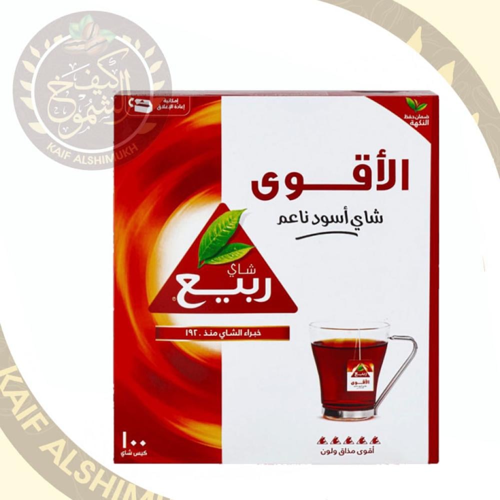 شاي ربيع الأقوى 100 كيس