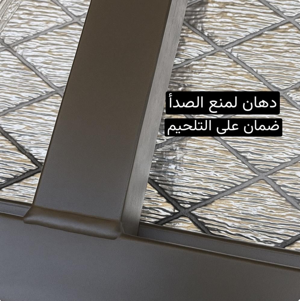 دولاب العزبة 3 رفوف رصاصي (الكبير)