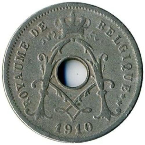 عملة بلجيكا 1910 م