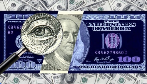 علامات الأمان للأوراق النقدية