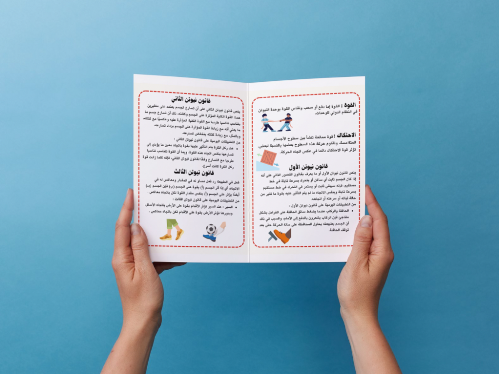 مطوية قوانين نيوتن للحركة أول متوسط