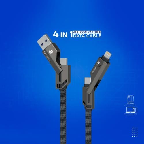 كيبل شحن سونيك جيم سوبر شارجينج 4*1 120W USB-TYPE-...