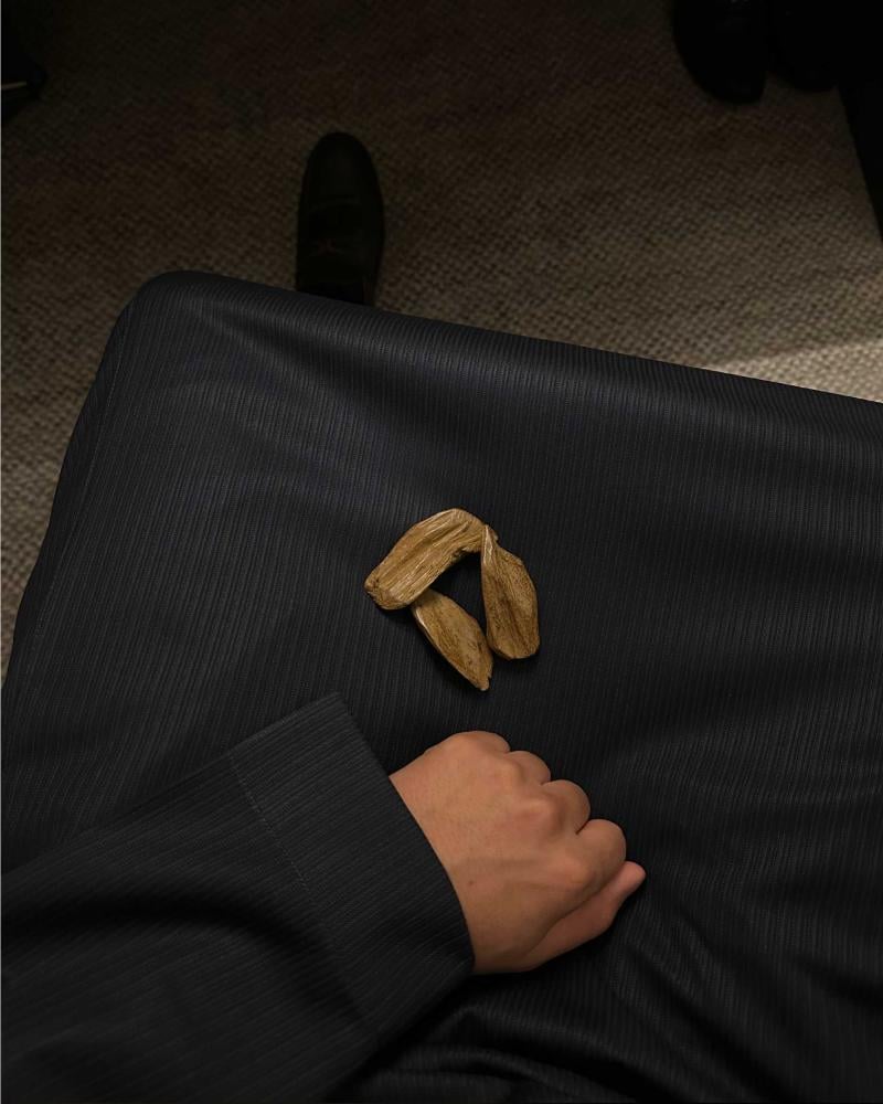 ملكي شتوي مقلم - كحلي