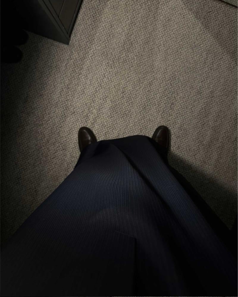 ملكي شتوي مقلم - كحلي