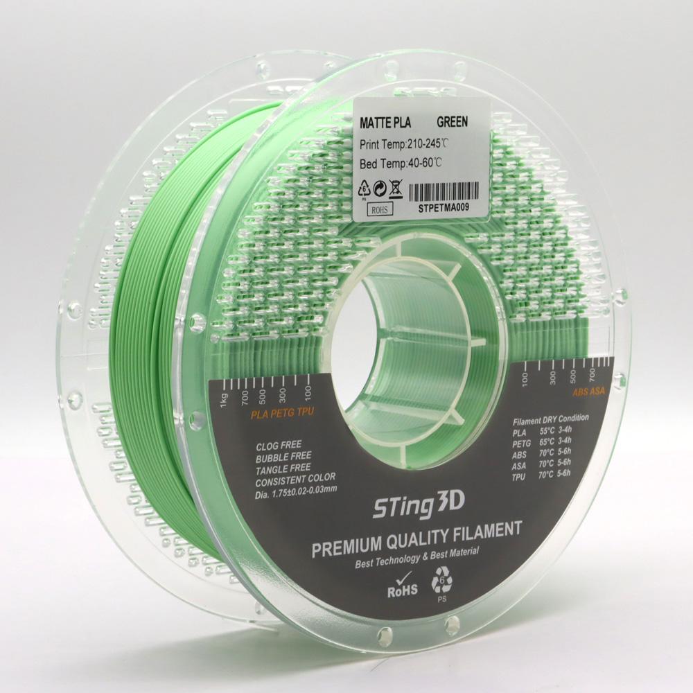 PLA Matte 1.75mm 1 kg | Green