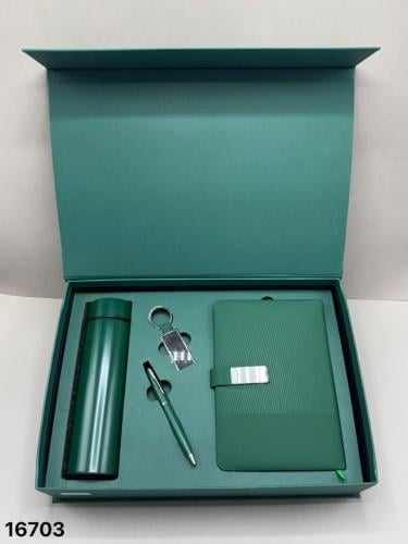 طقم مكتبي لكبار الشخصيات 4 قطع (أخضر ملكي)