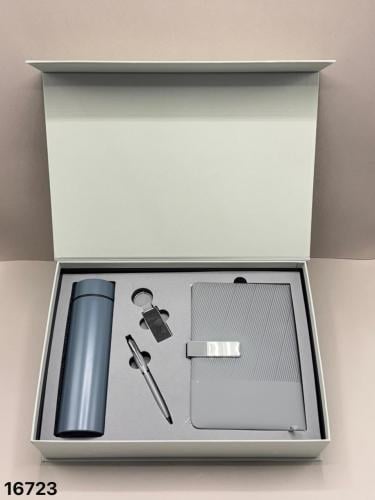 طقم هدايا مكتبي فاخر 5 قطع (رمادي)