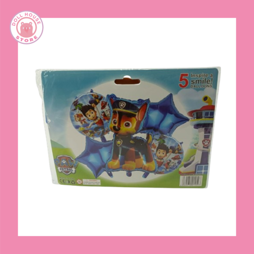 بالون باو باترول (مجموعة من 5 قطع) Paw Patrol Ball...
