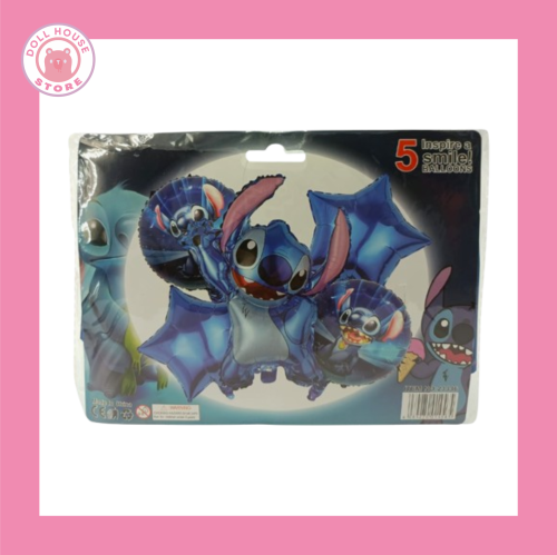 بالون ستيتش (مجموعة من 5 قطع) Stitch Balloon (Set...
