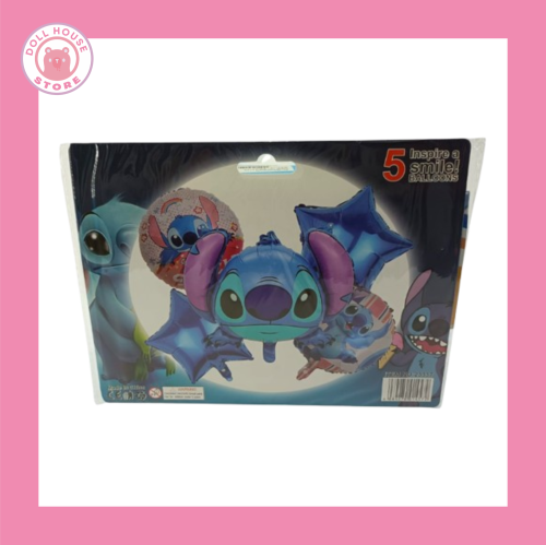 بالون ستيتش (مجموعة من 5 قطع) Stitch Balloon (Set...