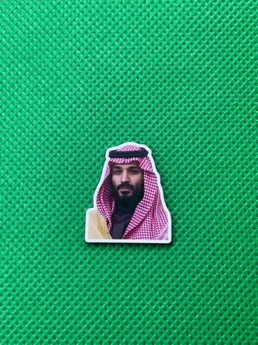 ستيكر معدني - ولي العهد محمد بن سلمان