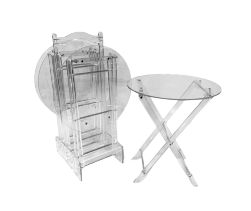 طقم طاولات خدمة اكريليك