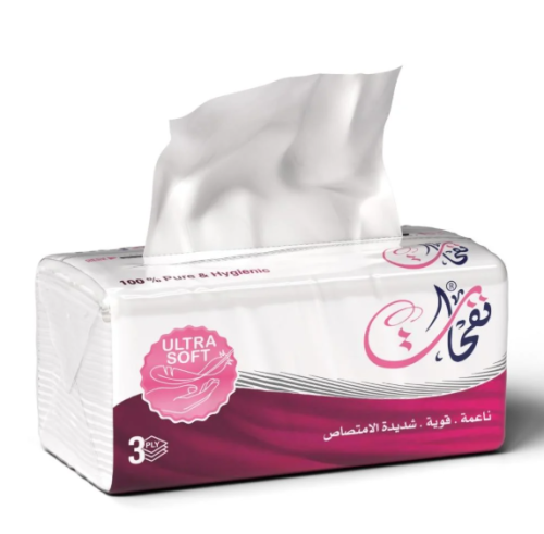 مناديل نفحات 600 منديل 3 طبقات - 10 ربطات