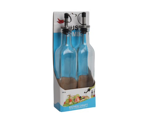 طقم مزيتة زجاج