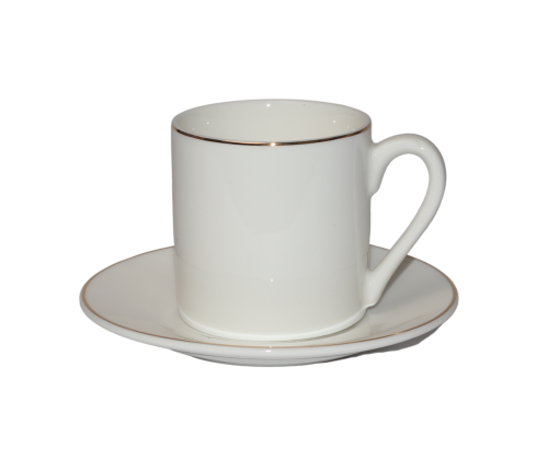 طقم فناجين وصحون بورسلان لتقديم القهوة التركي