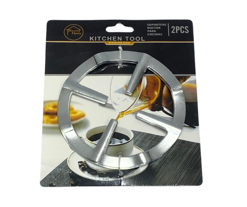 قاعدة بوتاجاز ستانليس ستيل - قطعتين