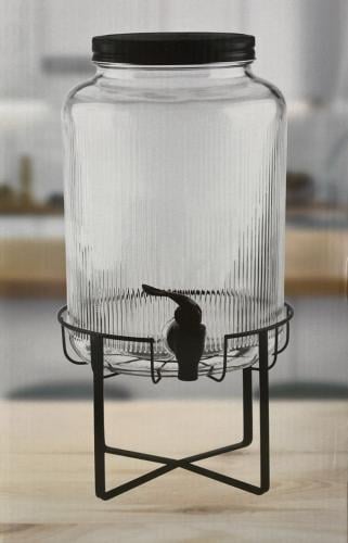 جك عصير زجاج 5 لتر مع ستاند فاخر