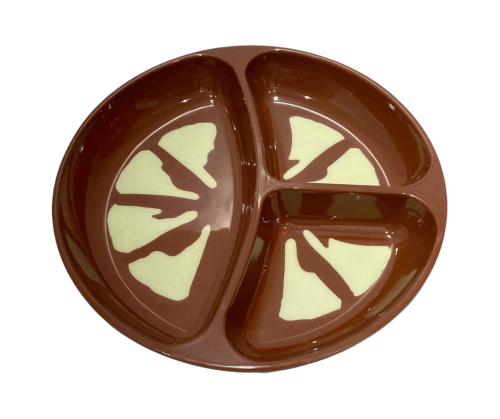 صحن ميلامين مقسم