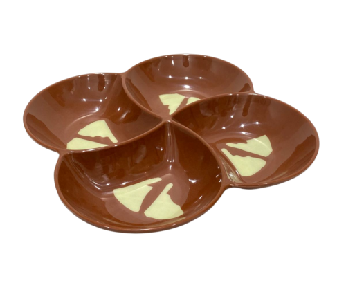 صحن ميلامين مقسم