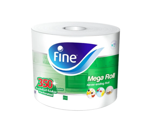 مناديل مطبخ ميجا رول من فاين - 350 متر